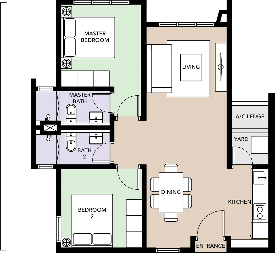 Type A floor plan